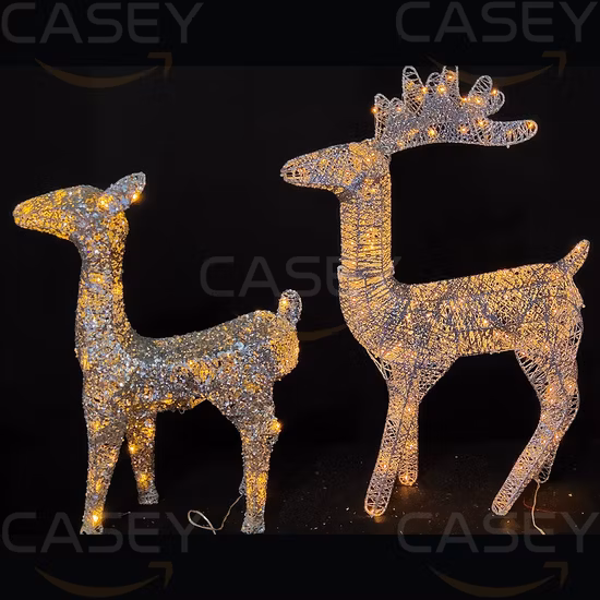 Outdoor Figurine Indoor Decorations Christmas Reindeer Figure