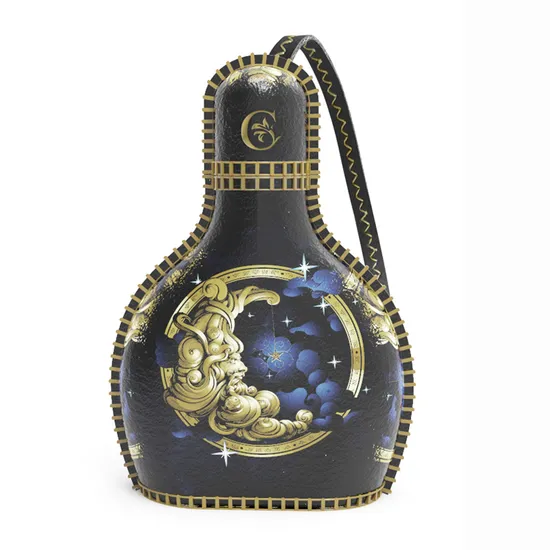 Exquisite High Quality Lady Perfume Bottle Leather Decoration Factory Price