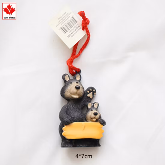 Factory Customized Resin Christmas Tree Decoration Pendant Christmas Pendant Deer Three-Dimensional Crafts