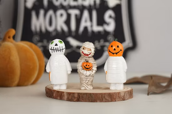 New Arrival Halloween Craft Halloween Cat Skull Pumpkin Decoration Table Decor