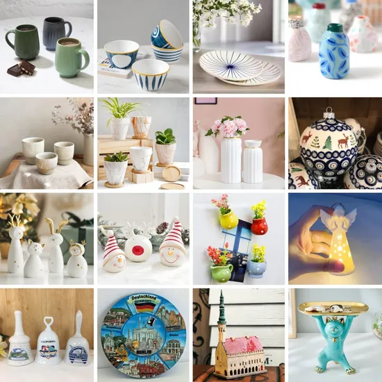 OEM Factory Customized Ceramic Craft Ceramic Souvenir Ceramic Home Decoration Ceramic Christmas Ornament Ceramic Wall Crafts Manufacturer in China