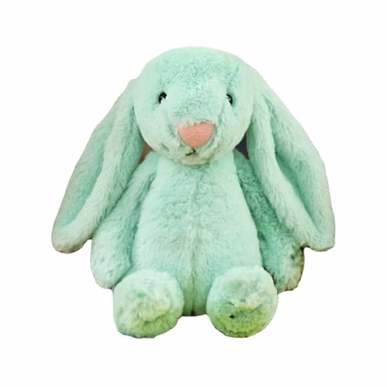 Runnjoy Hot Kids Gift Easter Bunny Plush Toy Big Ears Soft Hug Pacify Baby Easter Rabbit Doll Cute Cartoon Plush Stuffed Animal