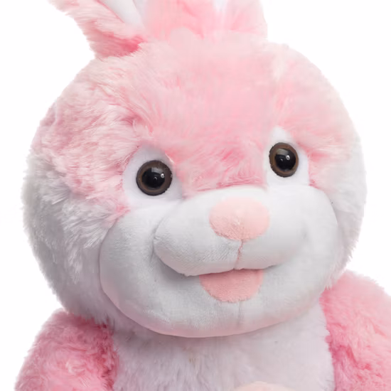 35cm Soft Pink Plush Rabbit Toy Bunny Easter Stuffed Animals with Easter Egg